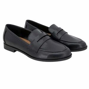 NWT🌺Kensie•Black Gitty Penny Loafers